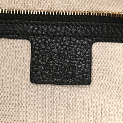 Gucci Pebbled Calfskin Medium Soho Chain Shoulder Bag Black 5 of 9