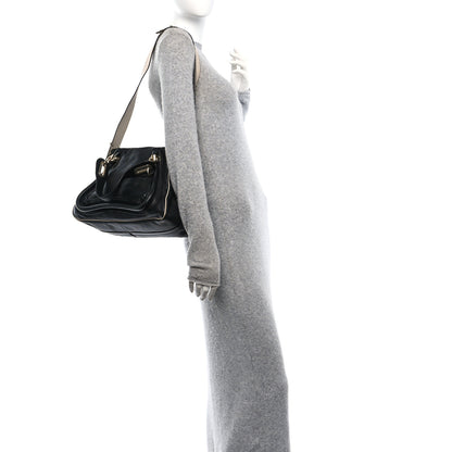 Chloe Calfskin Medium Military Paraty Black 2 of 12