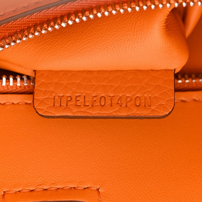 Burberry Grainy Calfskin Mini Frances Tote Orange 7 of 10