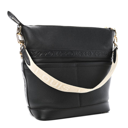 Louis Vuitton Calfskin Cruiser GM Black 2 of 4