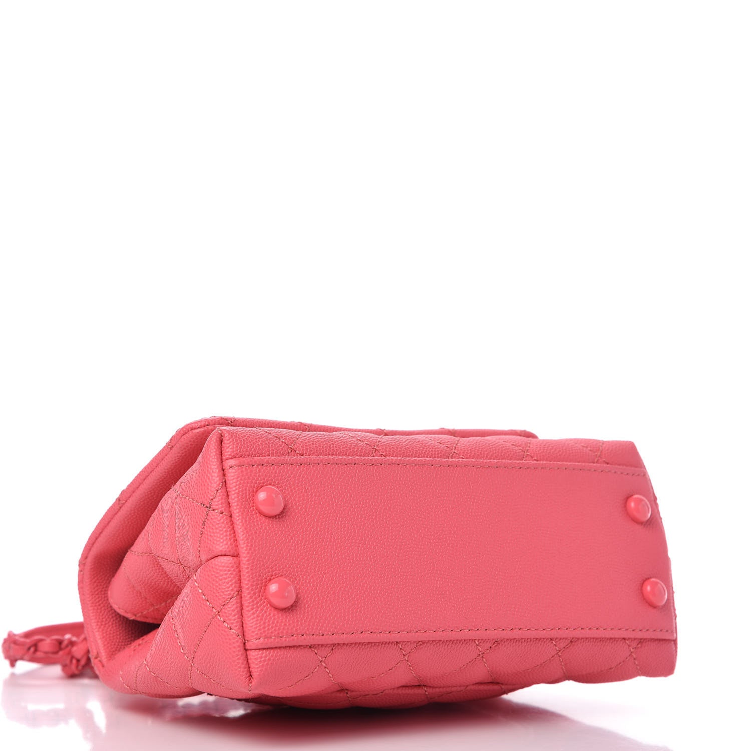 Chanel Caviar Quilted Incognito Extra Mini Coco Handle Flap Pink 4 of 10