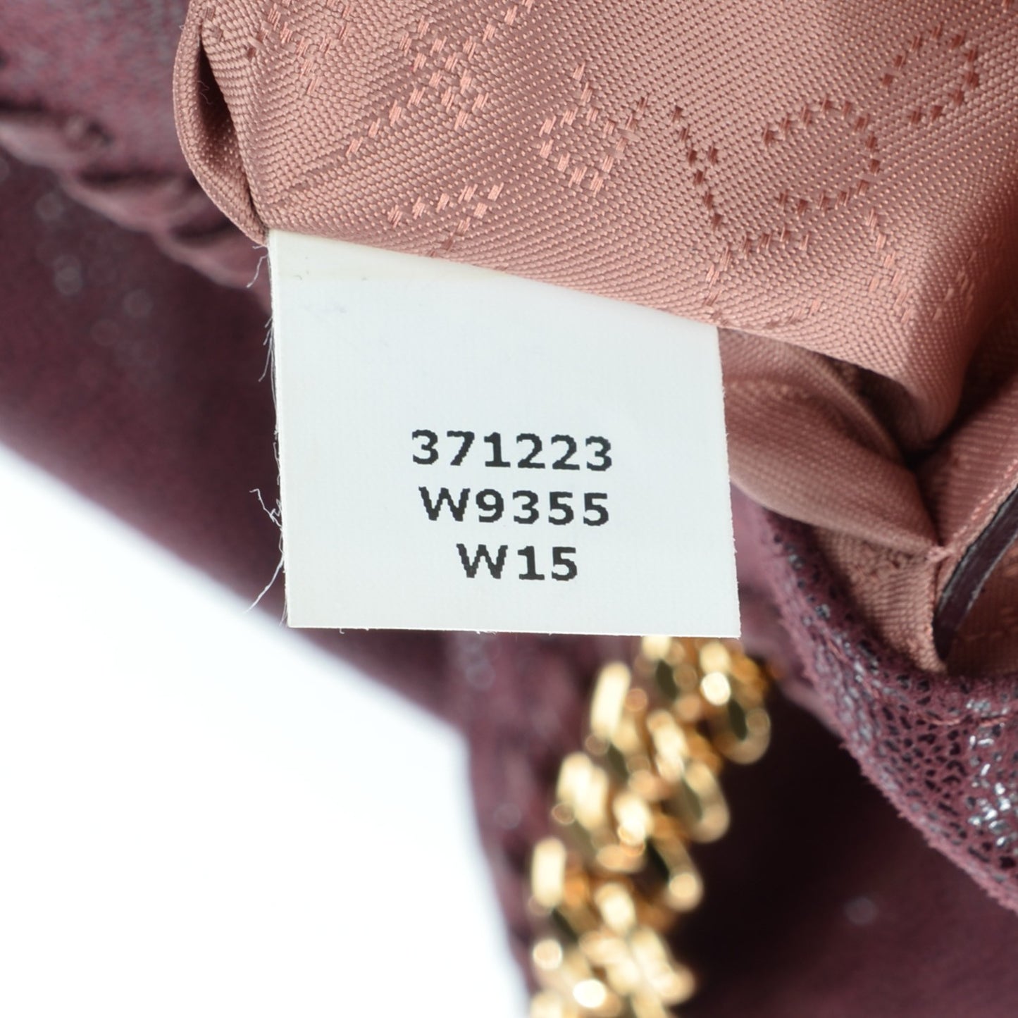 Shaggy Deer Mini Falabella Tote Plum