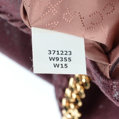 Stella McCartney Shaggy Deer Mini Falabella Tote Plum 7 of 9