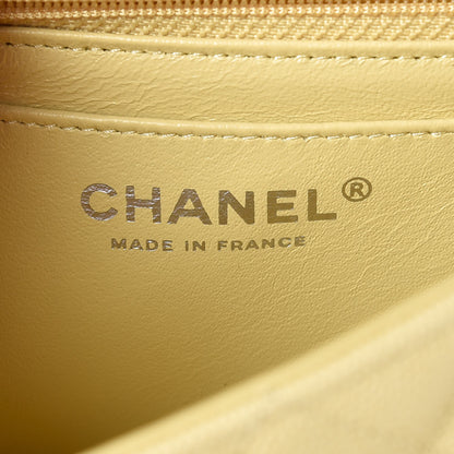 Chanel Caviar Quilted Mini Rectangular Flap Light Yellow 6 of 7