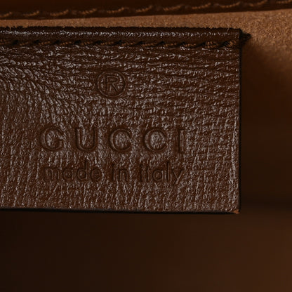 Gucci GG Supreme Monogram Mini Horsebit 1955 Crossbody Bag Beige Brown Sugar 6 of 10