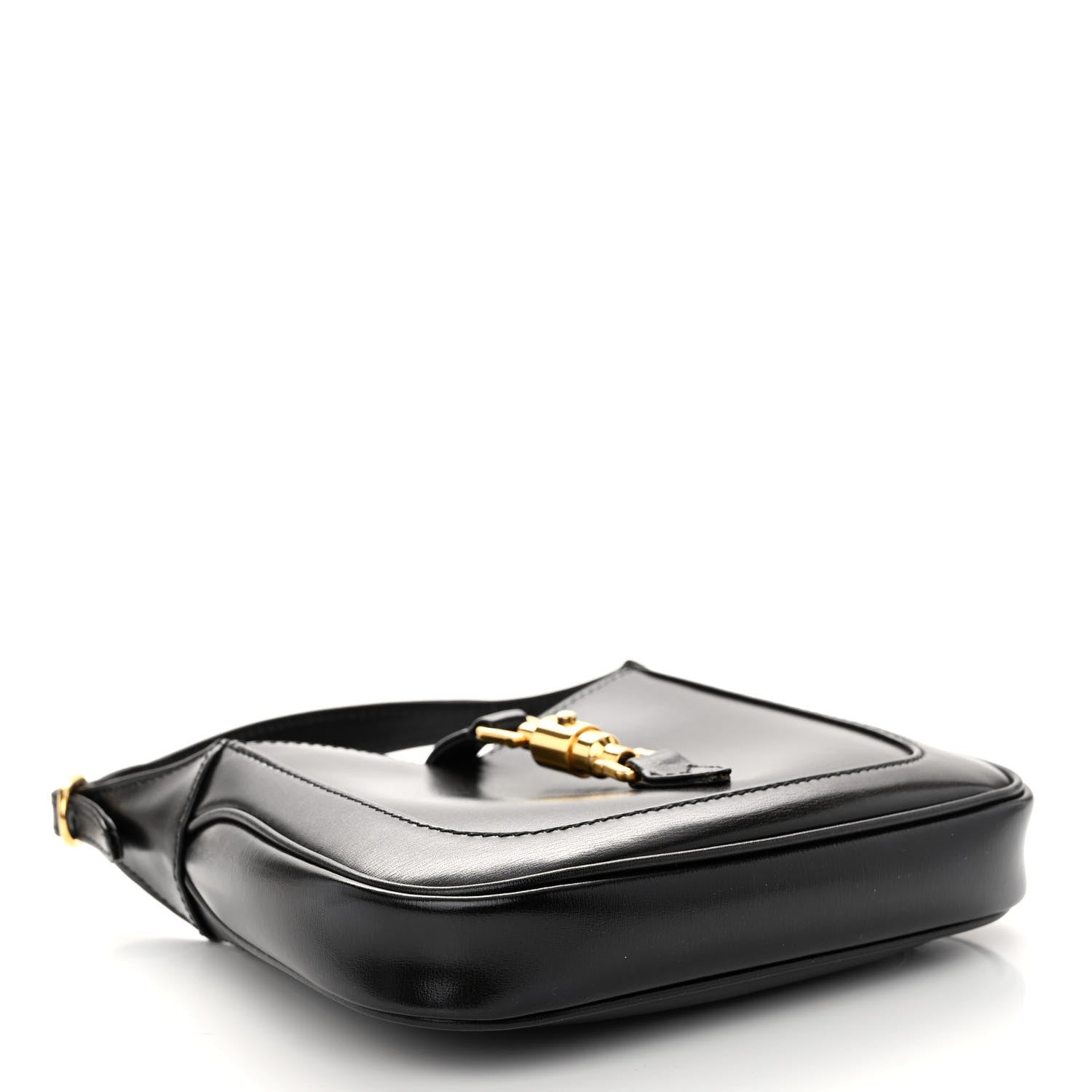 Gucci Boarded Dyana Lux Calfskin Mini Jackie 1961 Hobo Black 4 of 9