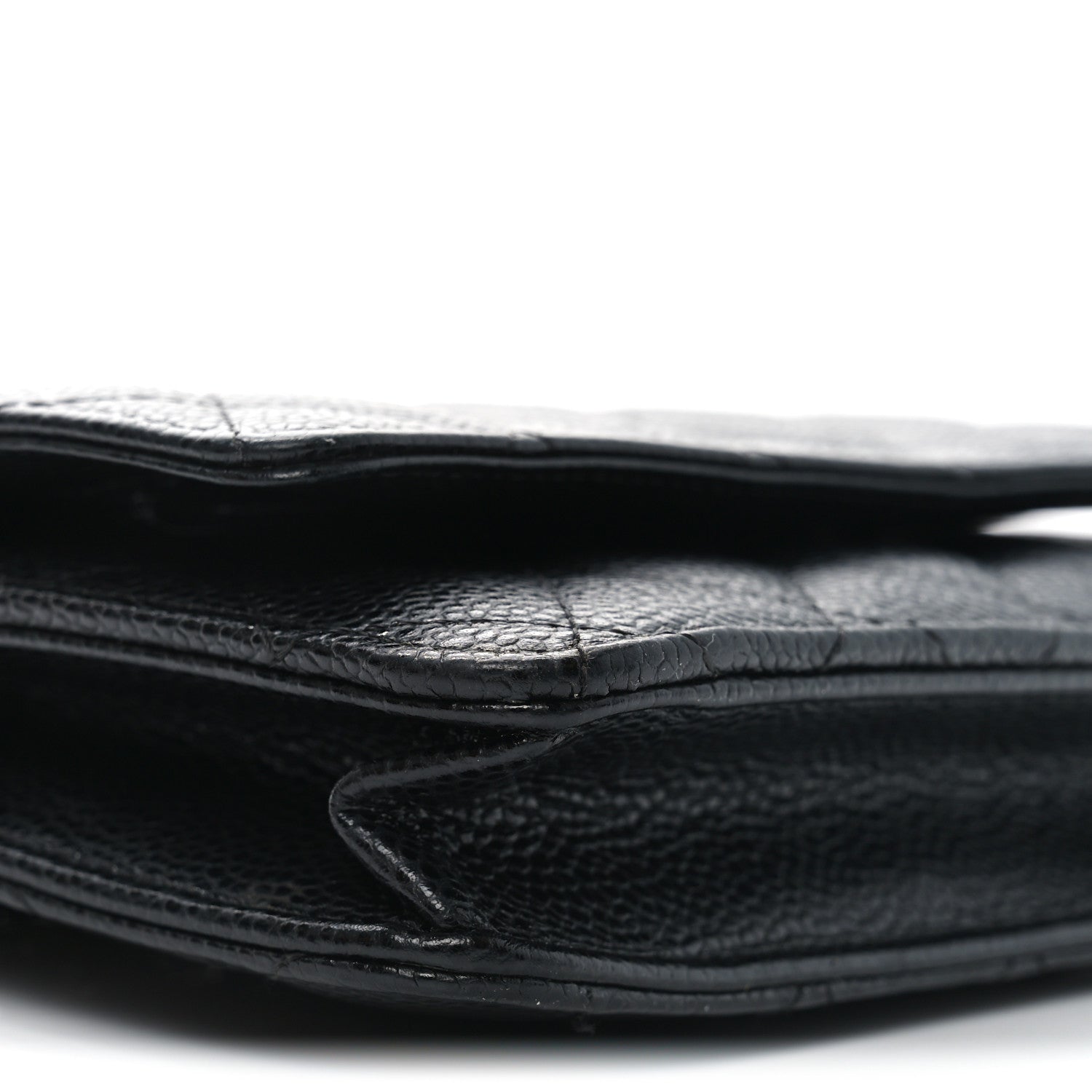 Chanel Caviar Quilted Wallet on Chain WOC Black 10 of 12