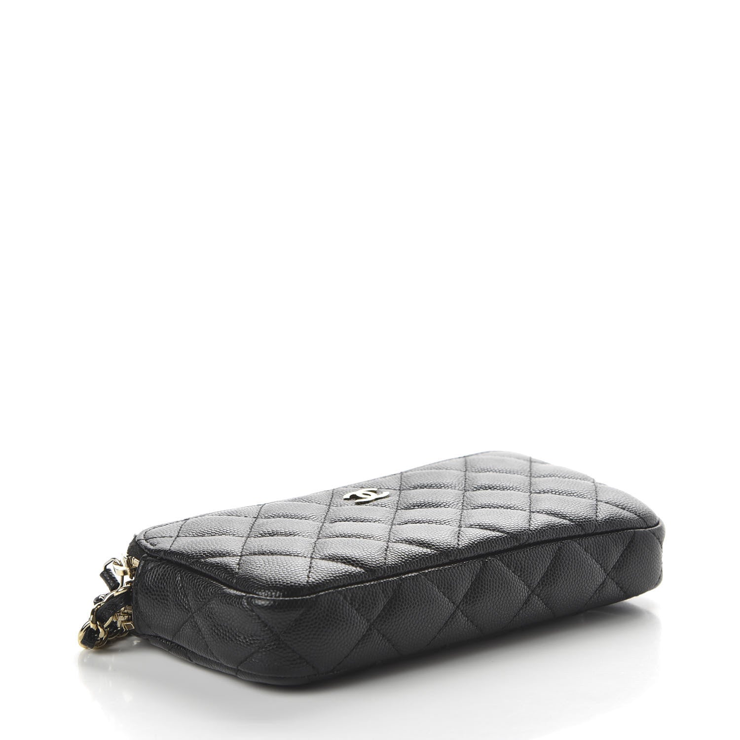 Chanel Caviar Quilted Small Clutch With Chain Black 4 of 12