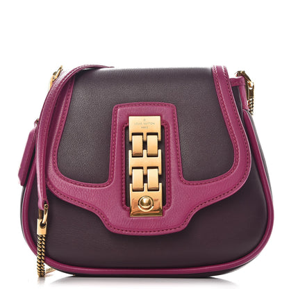Louis Vuitton Cuir Art Deco Trapeze Prune Cyclamen 1 of 6