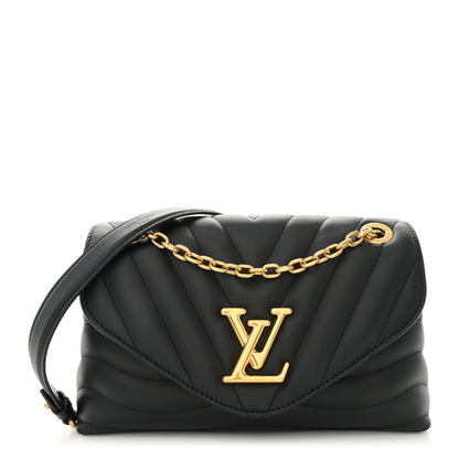 Louis Vuitton Calfskin LV New Wave Chain Bag Black 1 of 11