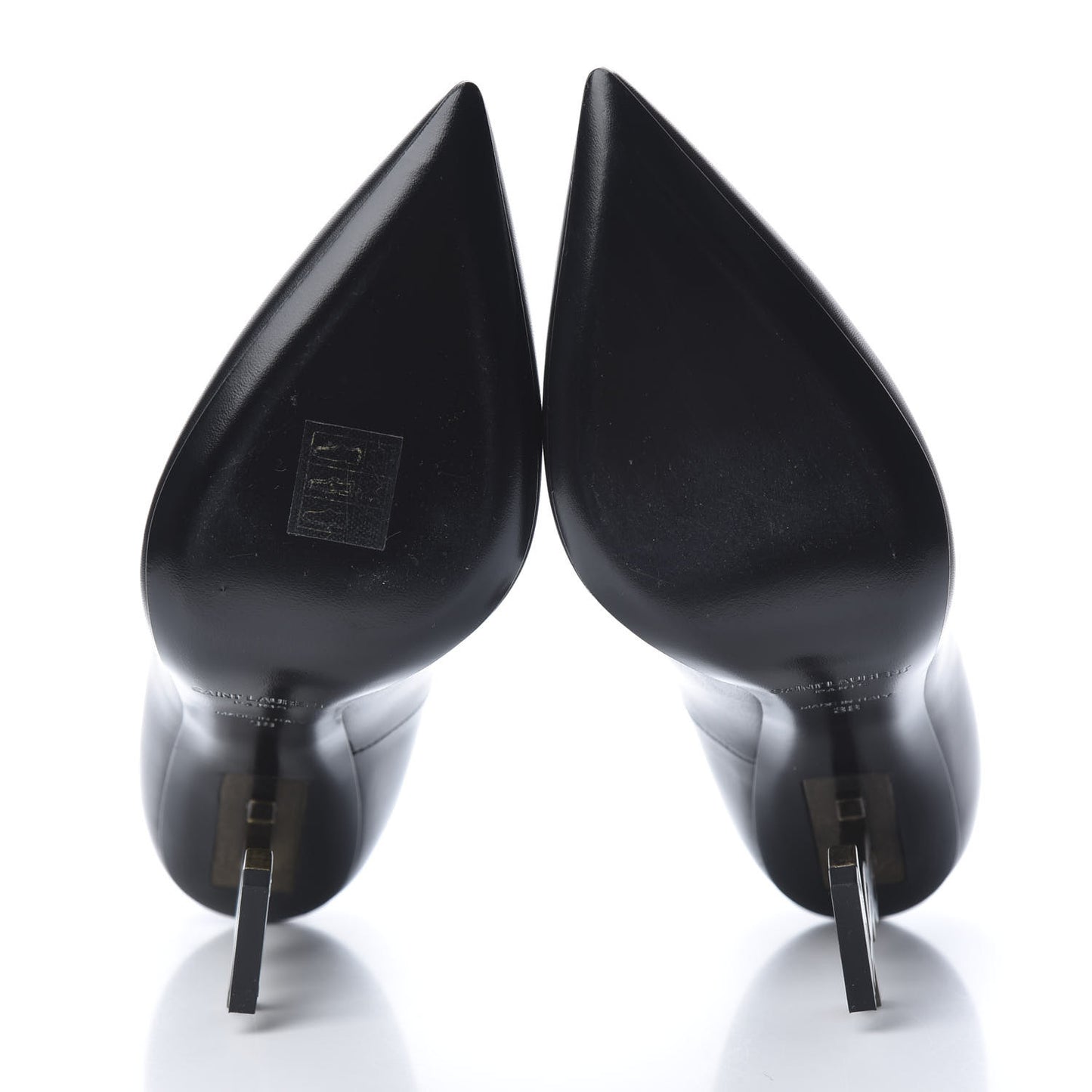 Calfskin Opyum 110 Pumps 38 Black Gold