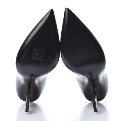 Saint Laurent Calfskin Opyum 110 Pumps 38 Black Gold 5 of 10