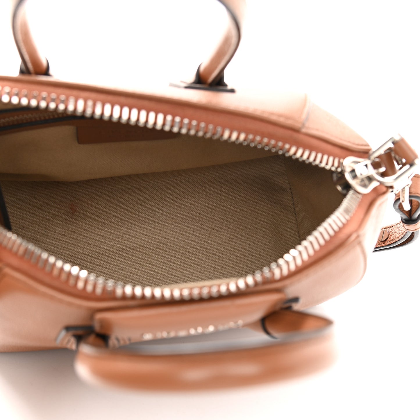 Sugar Goatskin Mini Antigona Caramel