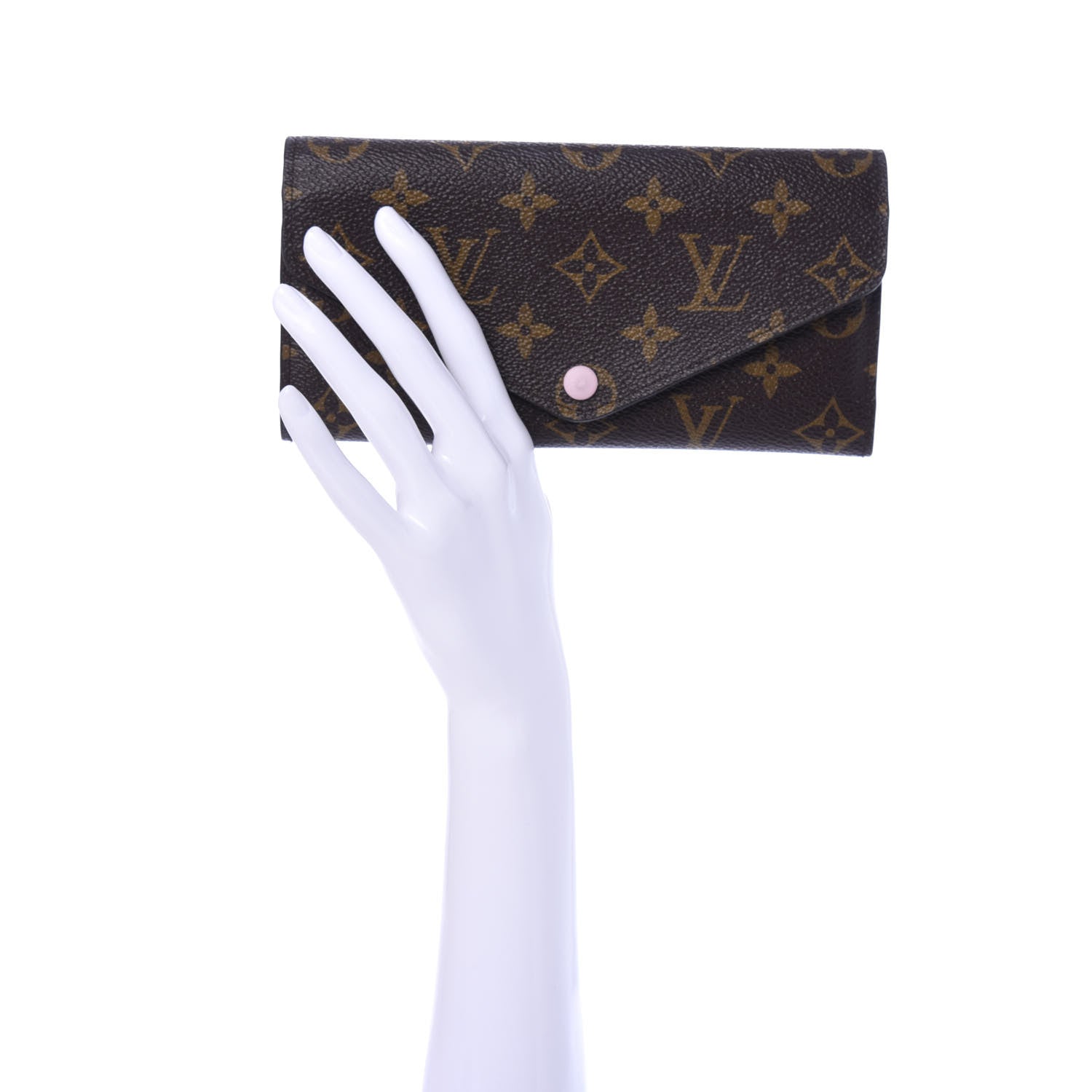 Louis Vuitton Monogram Josephine Wallet Rose Ballerine 3 of 8