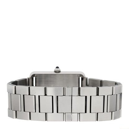 Cartier Stainless Steel 27mm Tank Solo Quartz Watch 3 of 4