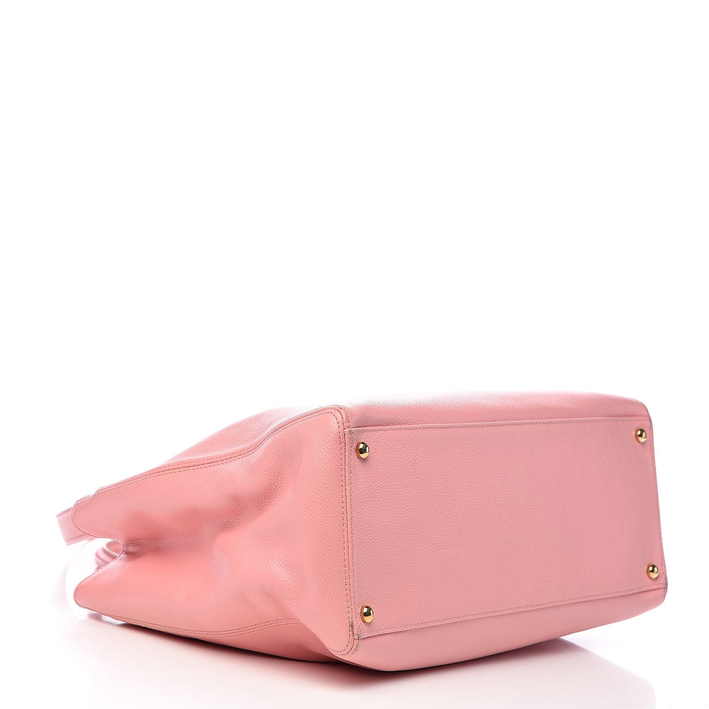 Calfskin Cerf Shopper Tote Pink