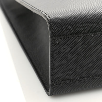 Louis Vuitton Epi Sac Plat PM Black 7 of 10