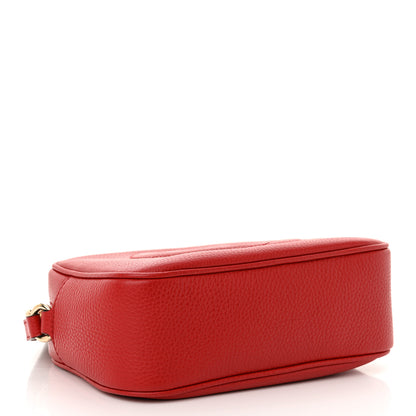 Gucci Pebbled Calfskin Small Soho Disco Bag Tabasco Red 4 of 10