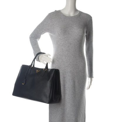 Prada Saffiano Lux Large Tote Nero Black 2 of 8