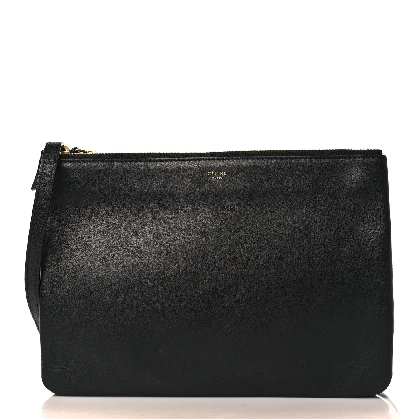 Lambskin Large Trio Crossbody Bag Black