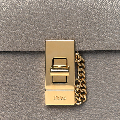 Chloe Grained Lambskin Mini Drew Crossbody Backpack Motty Grey 6 of 8