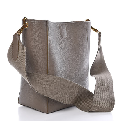 Celine Soft Grained Calfskin Small Sangle Bucket Bag Taupe 3 of 15