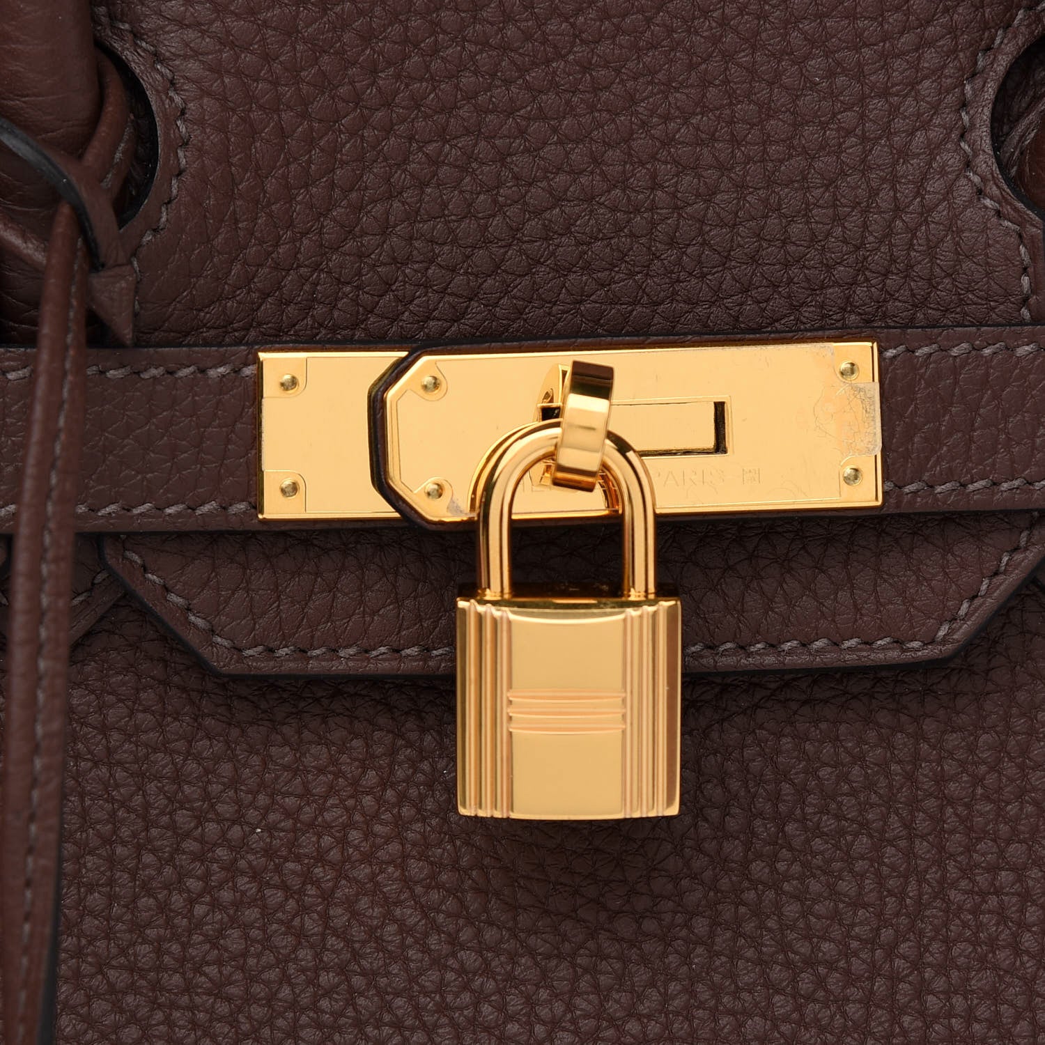 Hermes Taurillon Clemence Birkin 30 Havane 8 of 11