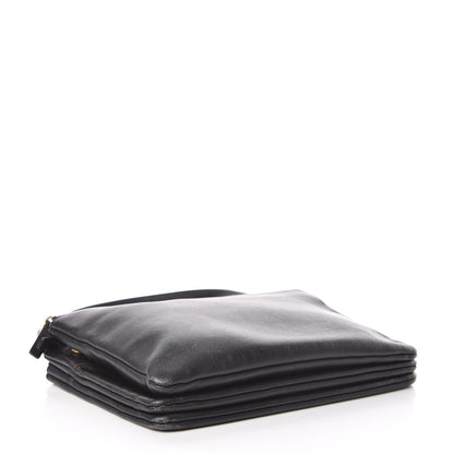 Celine Lambskin Small Trio Crossbody Bag Black 4 of 18