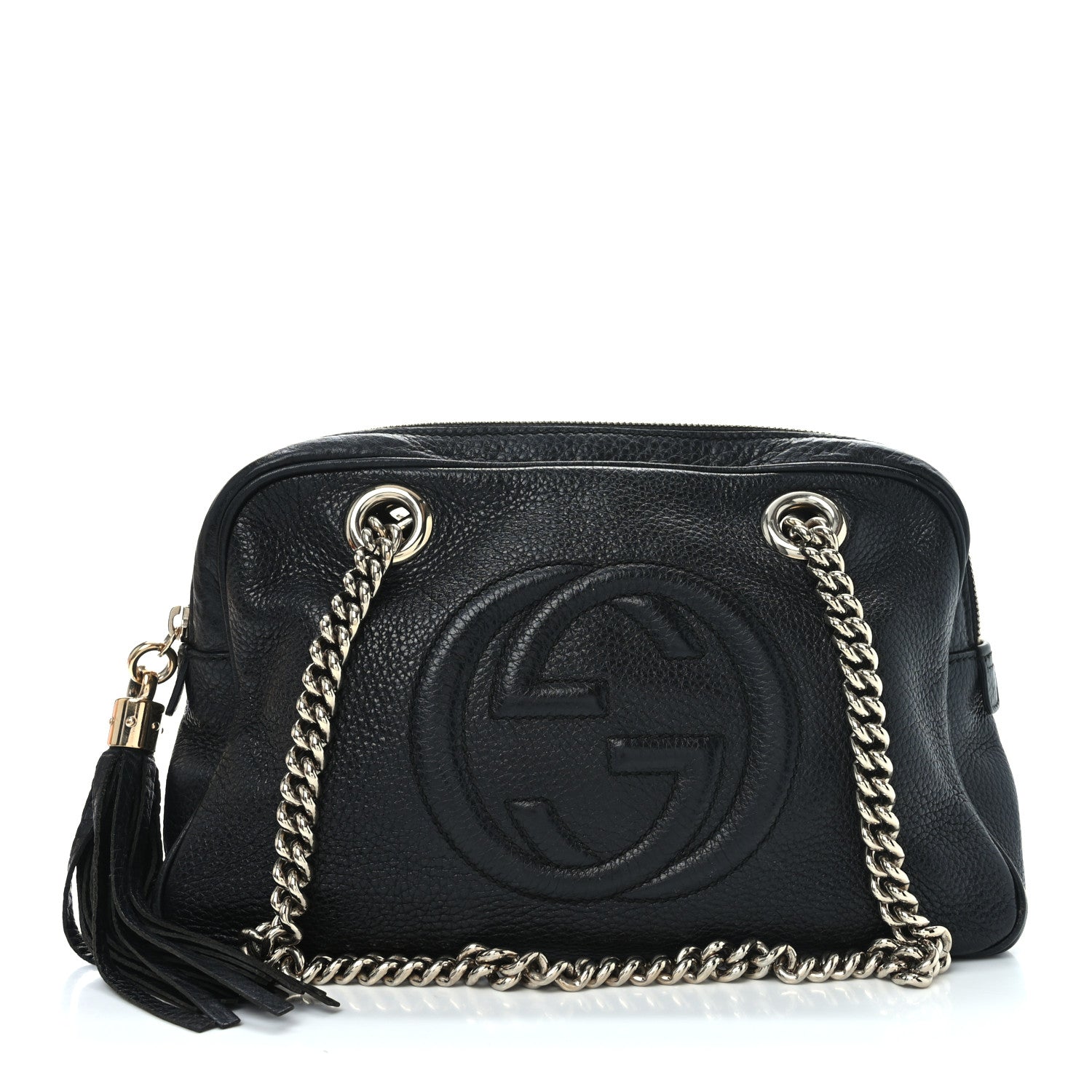Gucci Pebbled Calfskin Small Soho Bowler Black 1 of 11