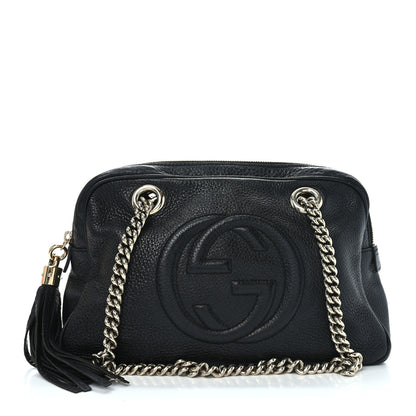 Gucci Pebbled Calfskin Small Soho Bowler Black 1 of 11