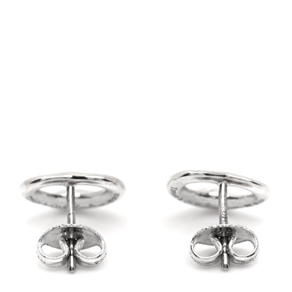 Tiffany Sterling Silver 11mm Elsa Peretti Open Heart Earrings 3 of 5