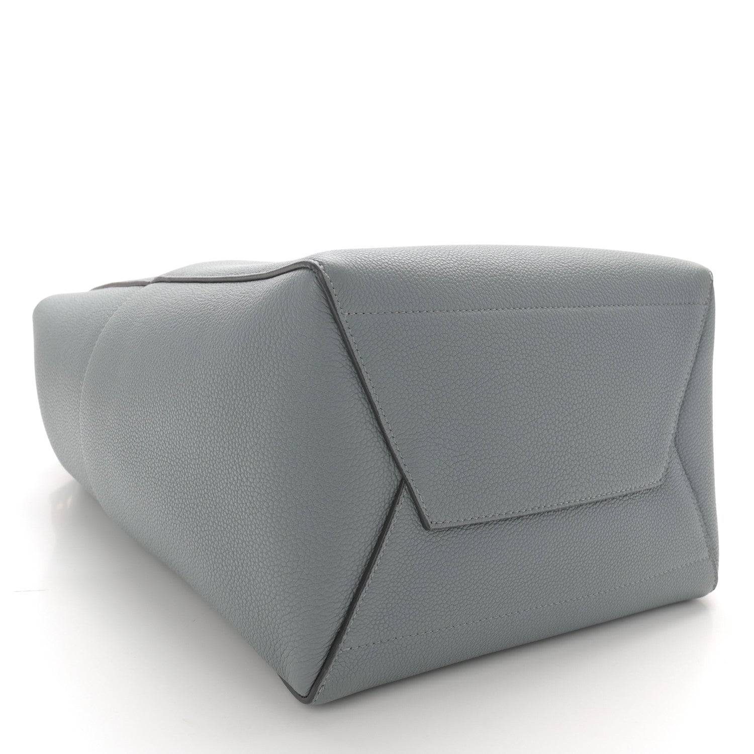 Celine Soft Grained Calfskin Sangle Bucket Bag Storm 4 of 11
