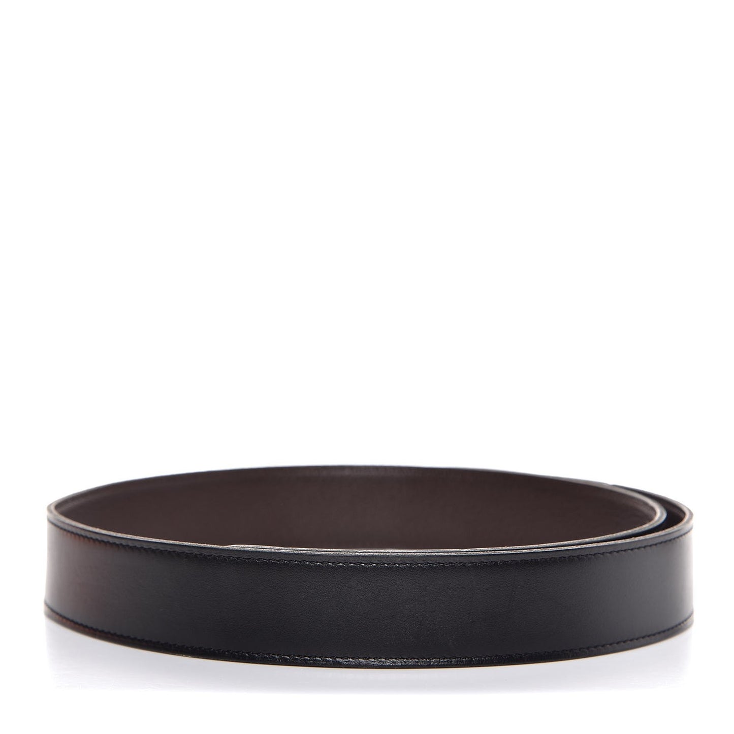 Box Togo 32mm Belt Strap 80 Black Chocolate