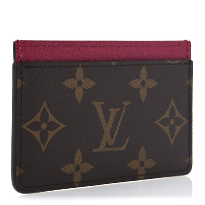 Louis Vuitton Monogram Card Holder Fuchsia 3 of 9