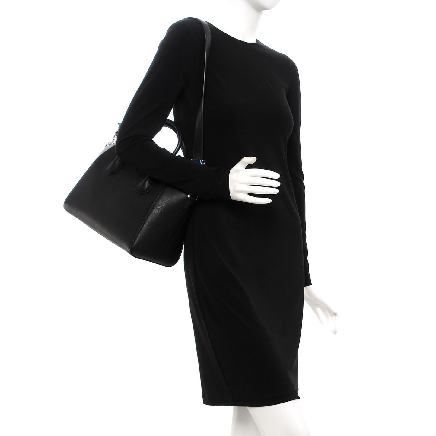 Sugar Goatskin Small Antigona Black