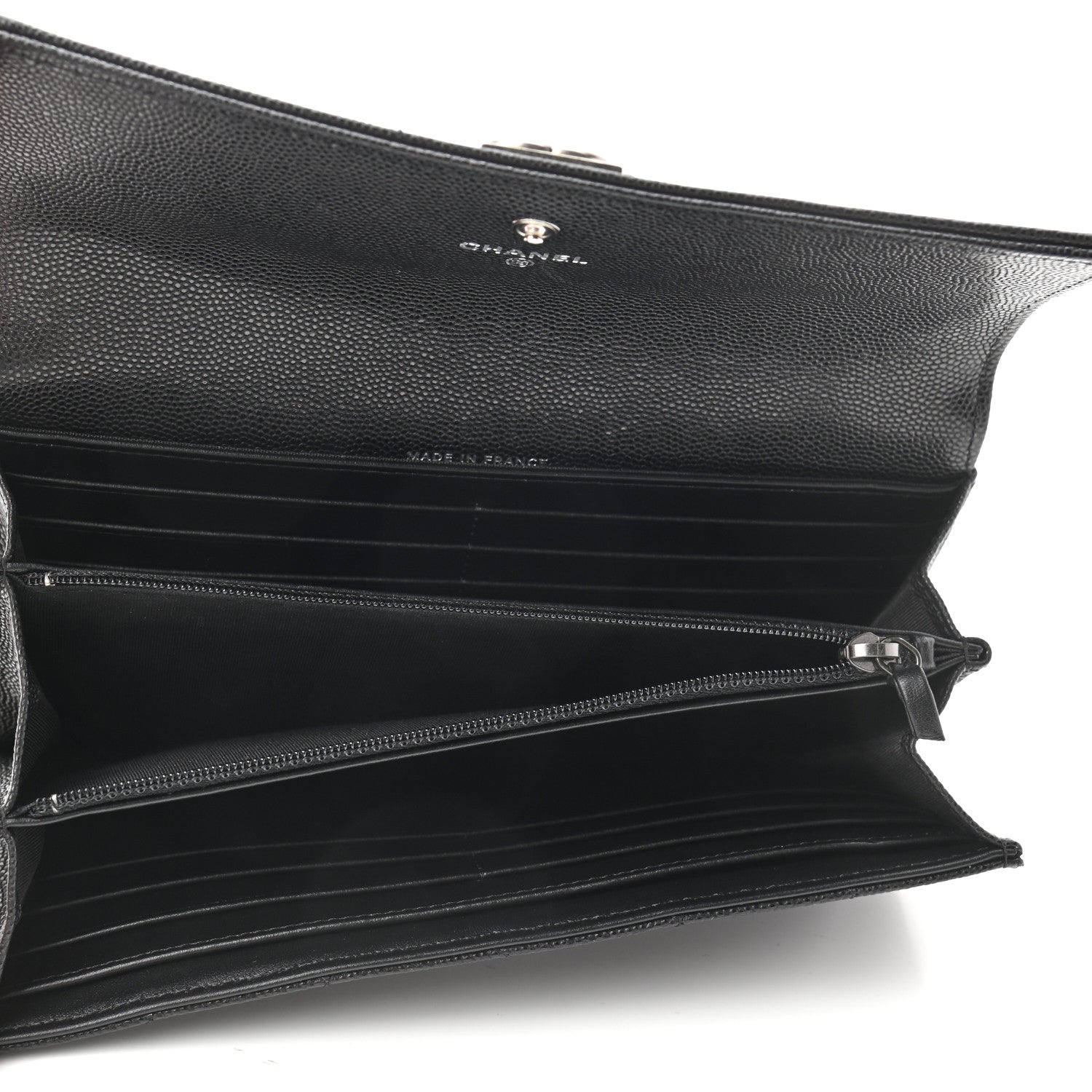 Chanel Caviar Quilted Long Boy Flap Wallet Blackaviar Quilted Boy Flap Wallet Black 5 of 8