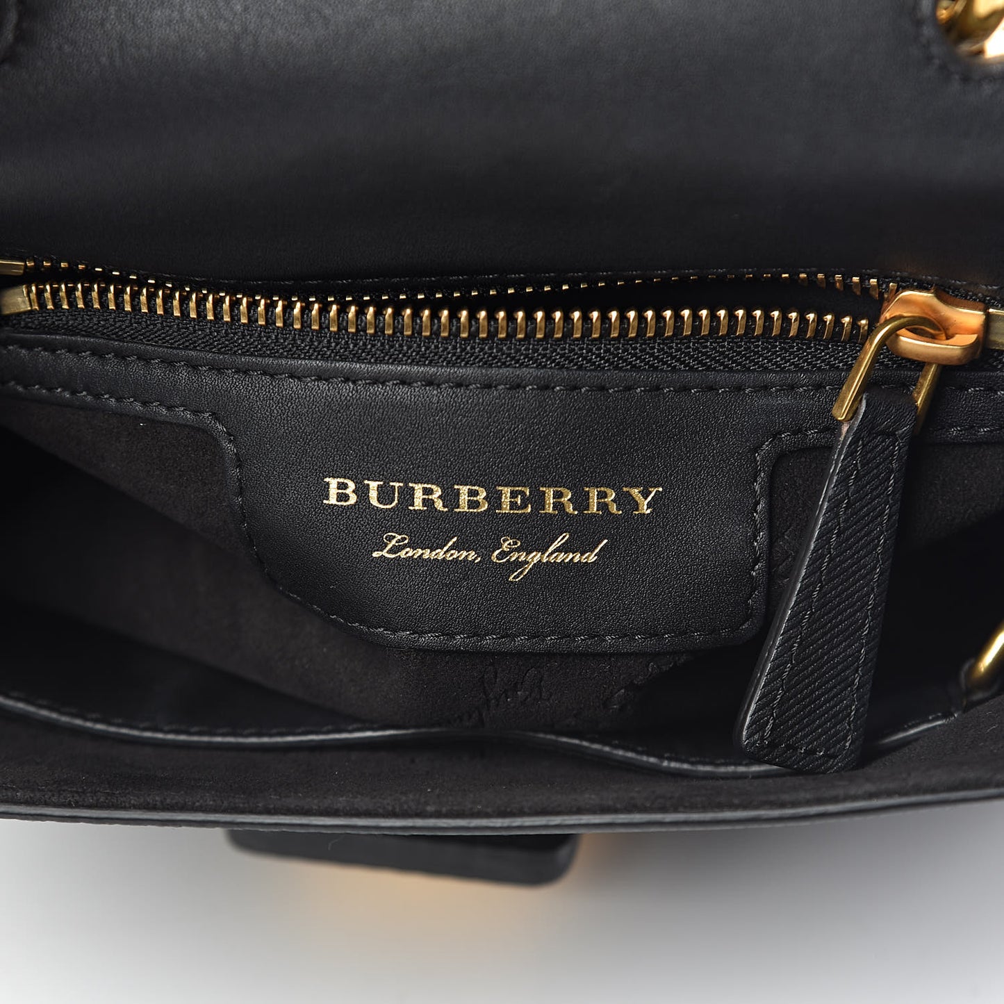 Trench Calfskin Small DK88 Top Handle Bag Black
