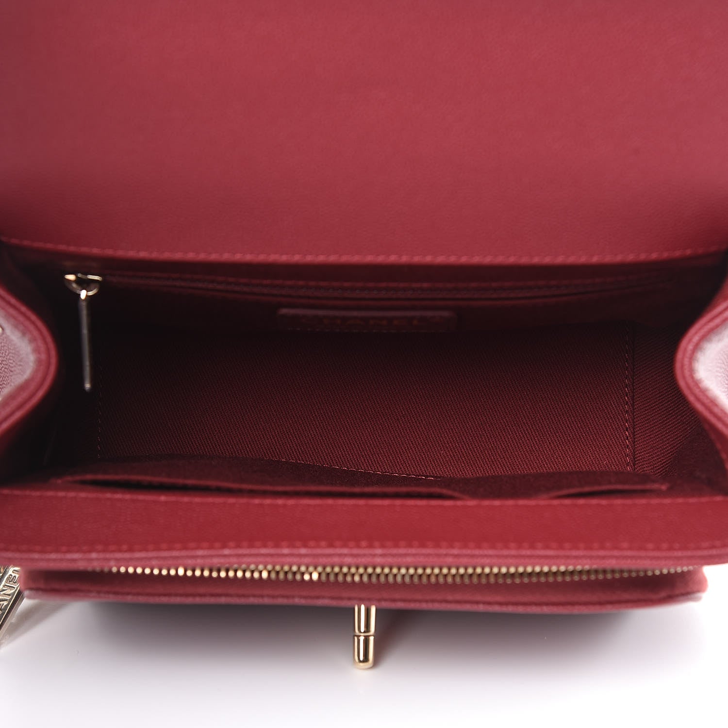 Chanel Caviar Quilted Medium Business Affinity Flap Burgundy 5 of 10