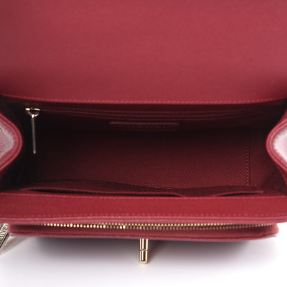 Chanel Caviar Quilted Medium Business Affinity Flap Burgundy 5 of 10