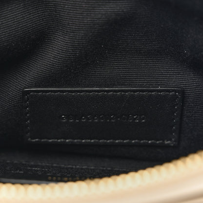 Saint Laurent Grain De Poudre Chevron Monogram Large Bill Pouch Blanc Vintage 6 of 10