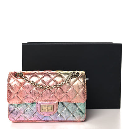 Chanel Metallic Goatskin Quilted Mini 2.55 Reissue Flap Multicolor 11 of 11