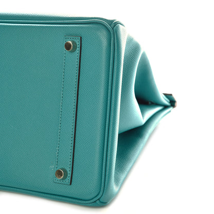 Hermes Epsom Birkin 35 Bleu Paon 13 of 18