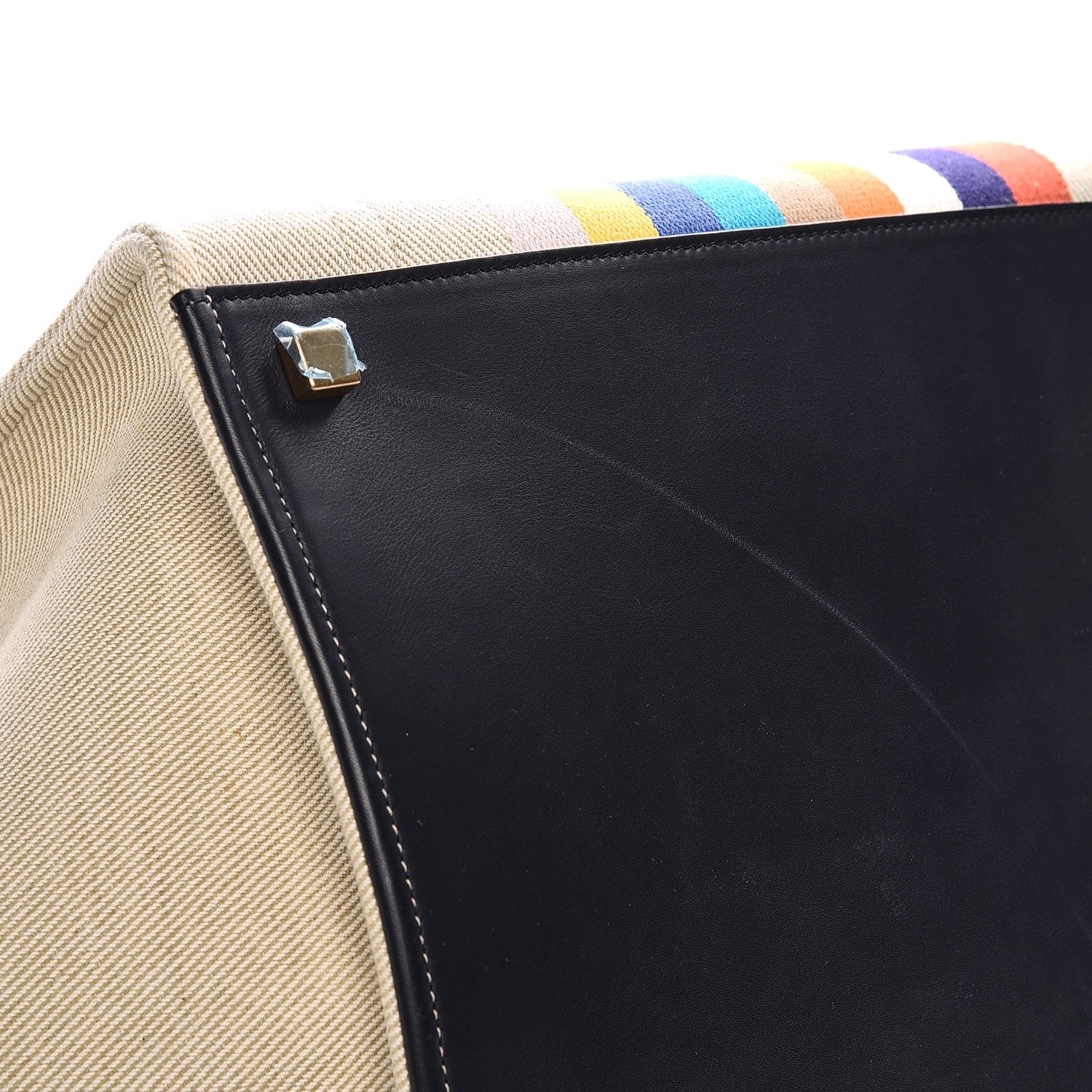 Celine Cotton Canvas Medium Phantom Luggage Multicolor 12 of 15
