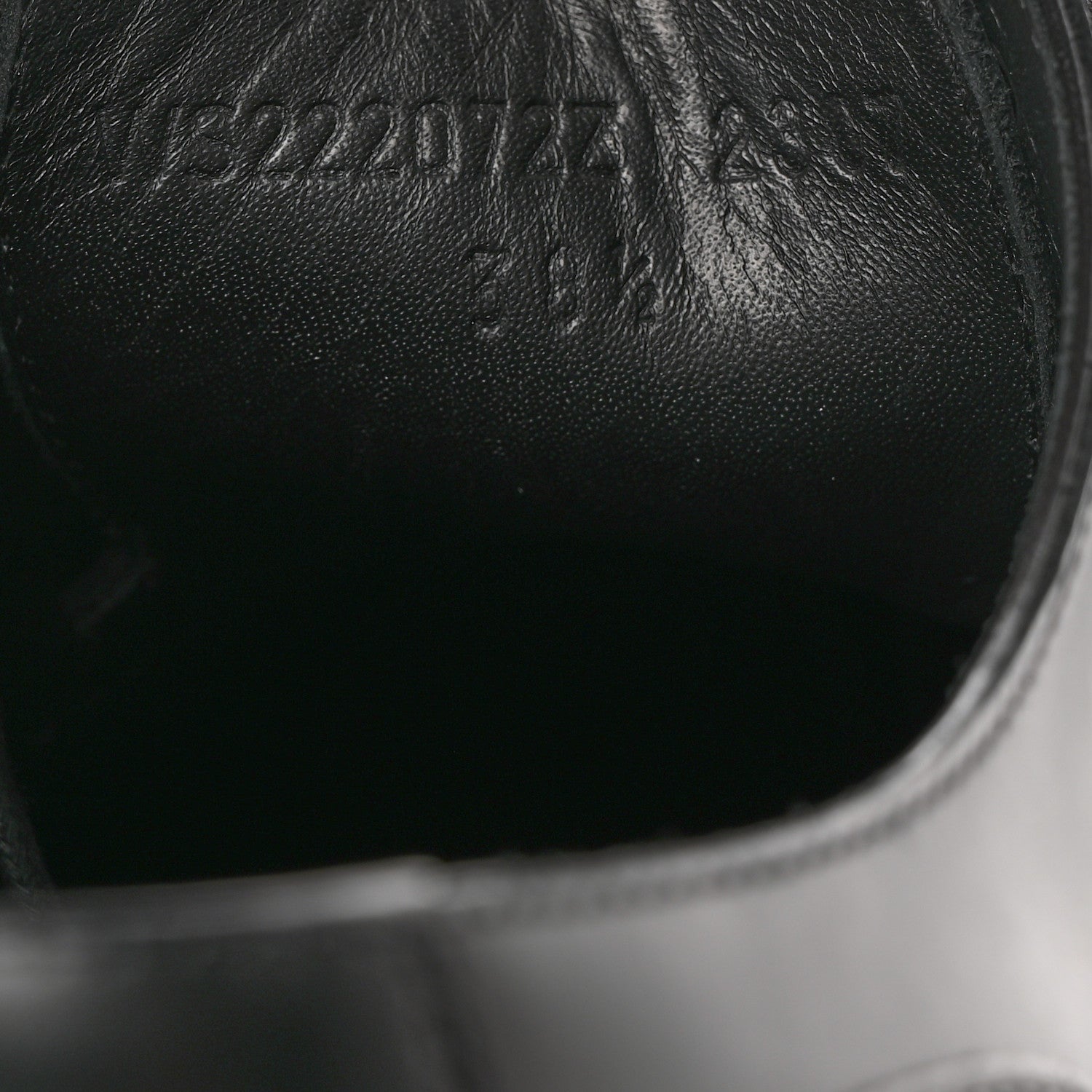 Hermes Glossed Calfskin First Oxford 38.5 Black 7 of 9