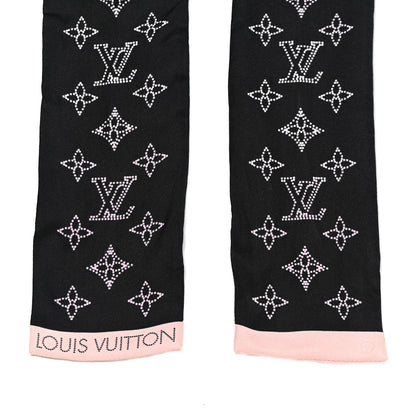 Louis Vuitton Silk Monogram LV Mahina Flight Mode Bandeau Blue Pink 3 of 6