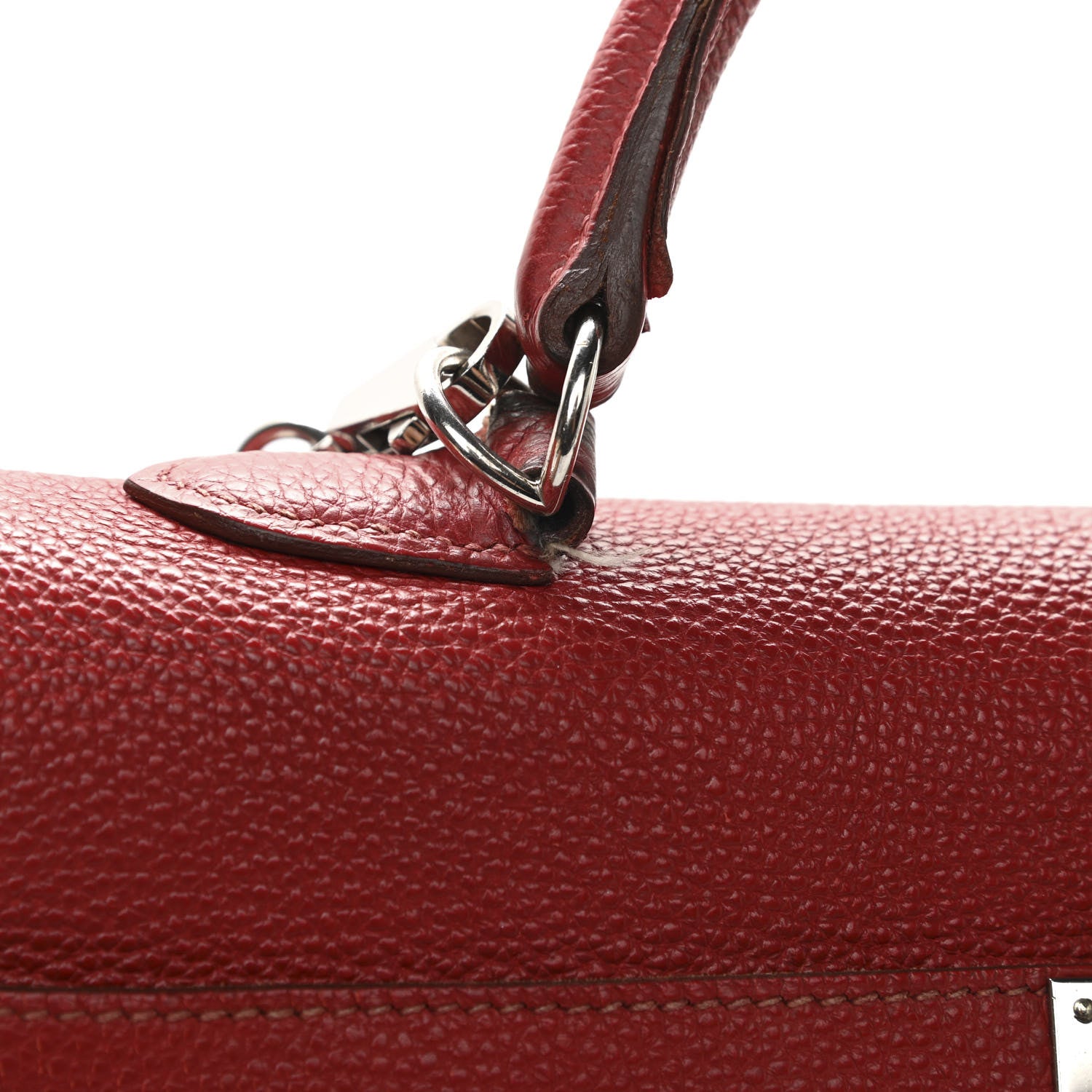 Hermes Togo Kelly Retourne 35 Rouge Garance 12 of 23