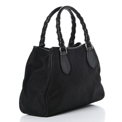 Christian Dior Nylon Monogram Small Lovely Tote Black 3 of 17