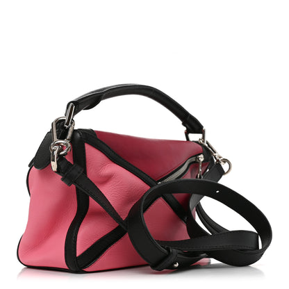 Loewe Calfskin Small Graphic Puzzle Bag Raspberry Wild Rose 3 of 9