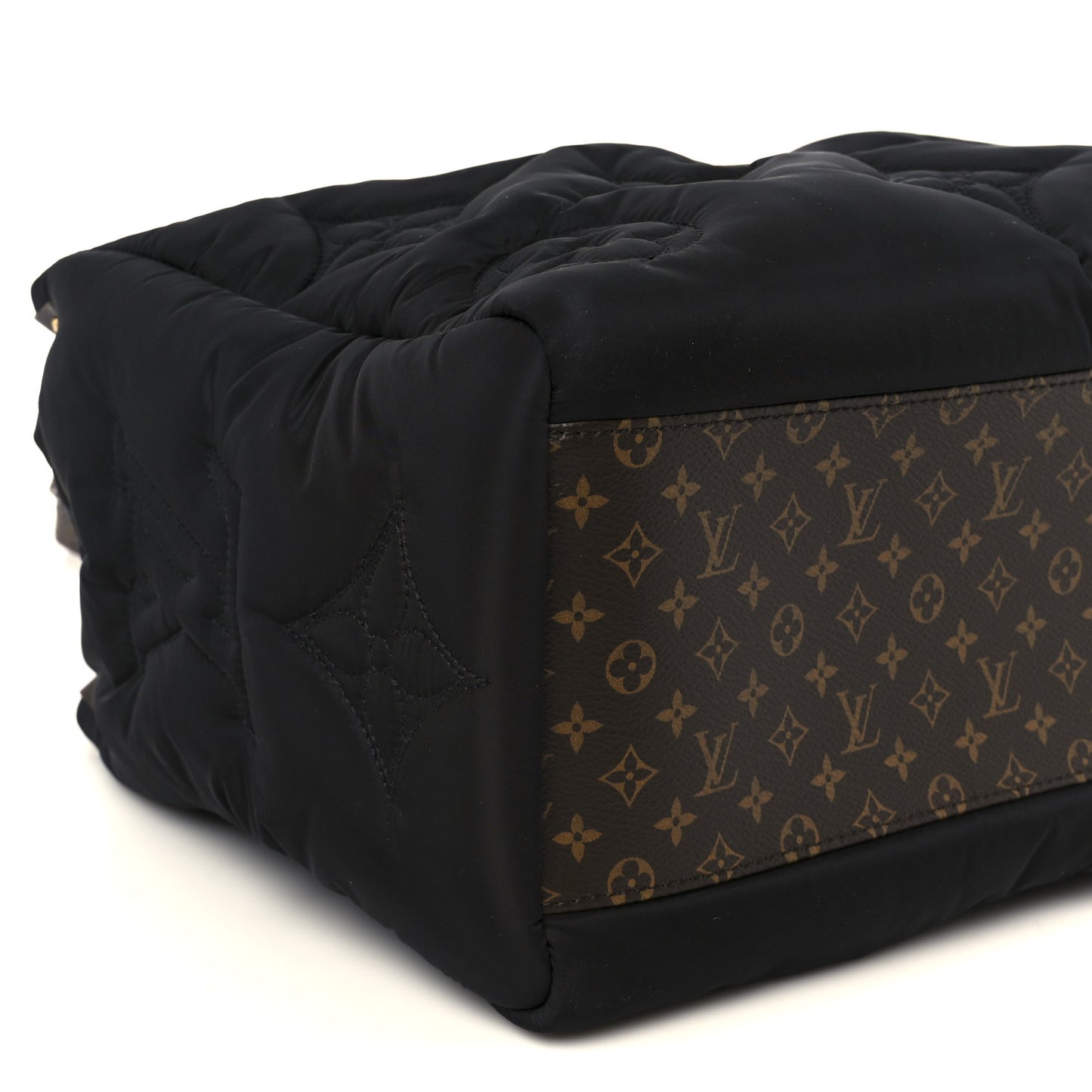 Econyl Monogram Pillow Giant Onthego MM Black
