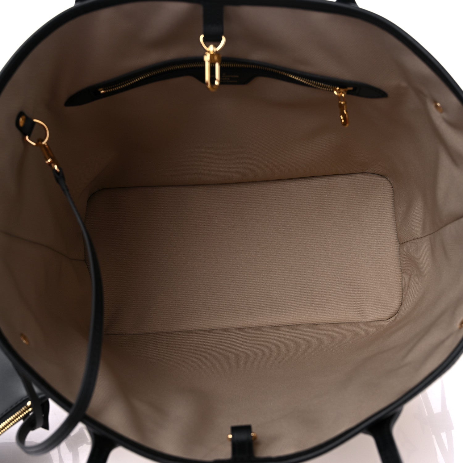 Louis Vuitton Cotton Monogram Embroidered Neverfull MM Beige Black 6 of 9